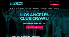 Desktop Screenshot of losangelesclubcrawl.com